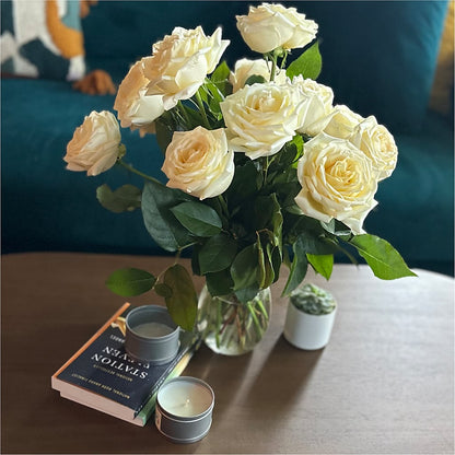 Long Stem Yellow Rose Bouquet –  New Life Flower And Gifts, Rincon GA