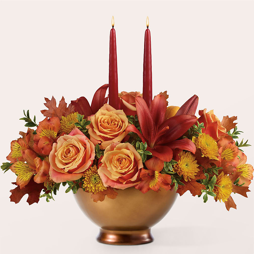 Harvest Table Centerpiece –  New Life Flower And Gifts, Rincon GA
