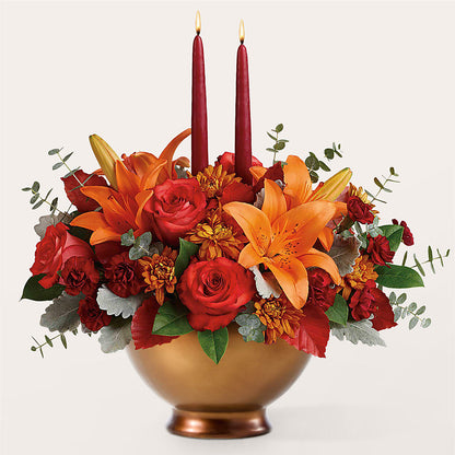 Fruits of Fall Centerpiece –  New Life Flower And Gifts, Rincon GA