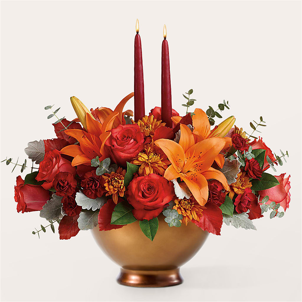 Fruits of Fall Centerpiece –  New Life Flower And Gifts, Rincon GA