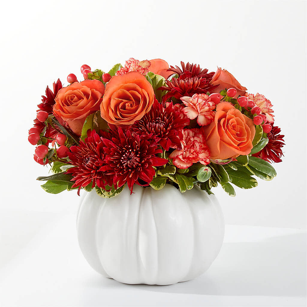 Autumn Air Pumpkin Bouquet –  New Life Flower And Gifts, Rincon GA