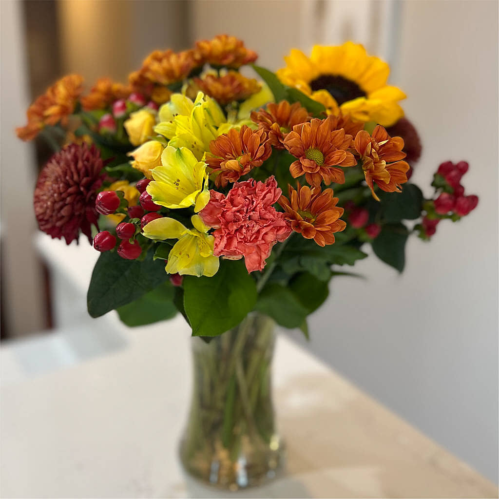 Fall Delight – A Florist Original –  New Life Flower And Gifts, Rincon GA
