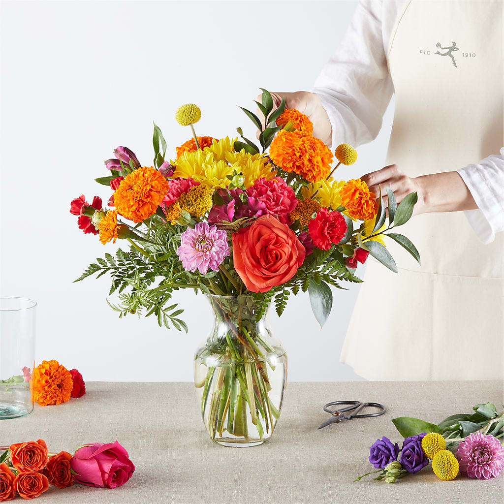 Feast of Color – A Florist Original –  New Life Flower And Gifts, Rincon GA