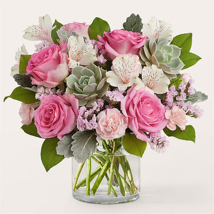 Dusty Rose Bouquet –  New Life Flower And Gifts, Rincon GA