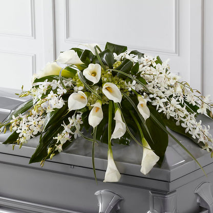 Angel Wings Casket Spray –  New Life Flower And Gifts, Rincon GA