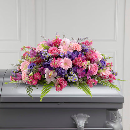 Glorious Garden Casket Spray –  New Life Flower And Gifts, Rincon GA