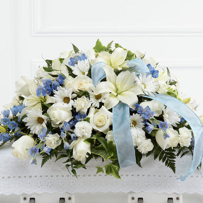 Tender Treasure Casket Spray –  New Life Flower And Gifts, Rincon GA