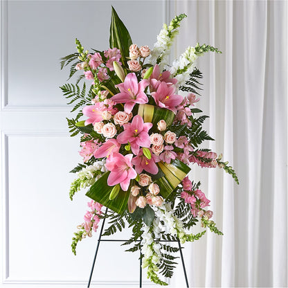 Elegant Embrace Standing Spray –  New Life Flower And Gifts, Rincon GA