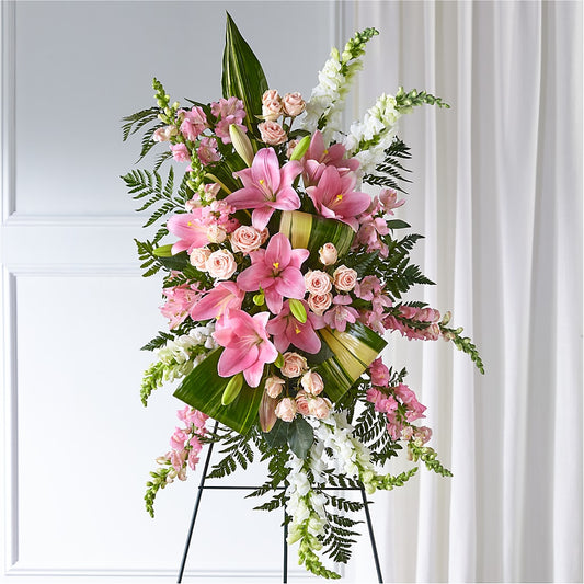 Elegant Embrace Standing Spray –  New Life Flower And Gifts, Rincon GA