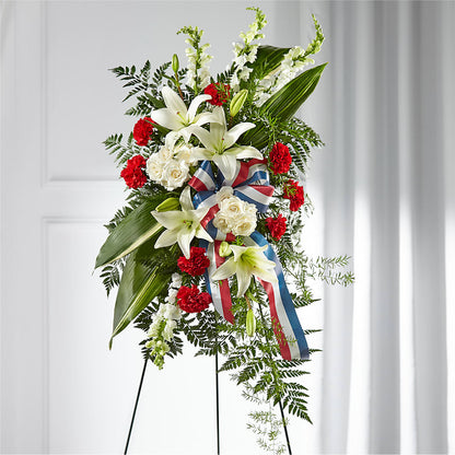 Stars of Life Standing Spray –  New Life Flower And Gifts, Rincon GA