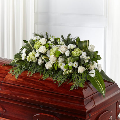 Hopeful Gesture Casket Spray –  New Life Flower And Gifts, Rincon GA