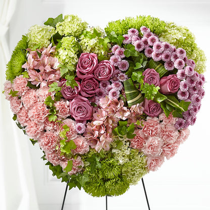 Heartwarming Standing Heart –  New Life Flower And Gifts, Rincon GA