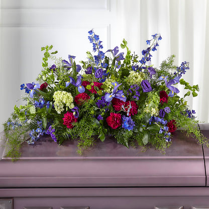 Always Treasured Casket Spray –  New Life Flower And Gifts, Rincon GA