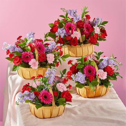 Pink Picnic Basket –  New Life Flower And Gifts, Rincon GA
