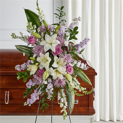 Grateful Hearts Standing Spray –  New Life Flower And Gifts, Rincon GA