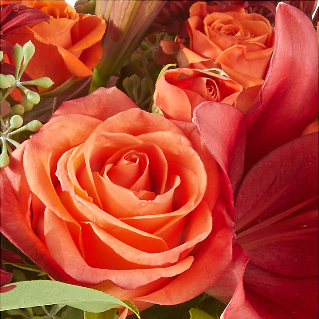 Crimson Leaves Bouquet –  New Life Flower And Gifts, Rincon GA