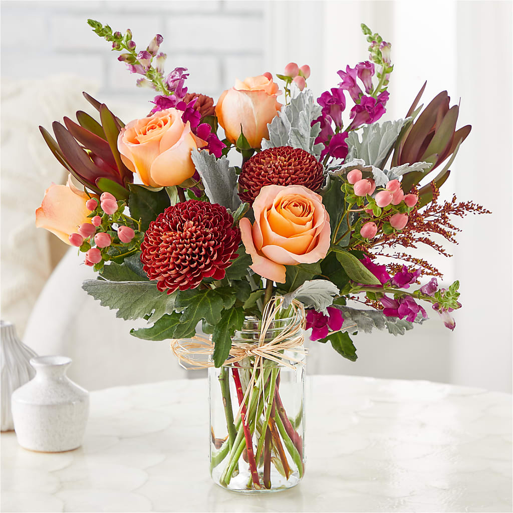 Moody Hues Bouquet –  New Life Flower And Gifts, Rincon GA