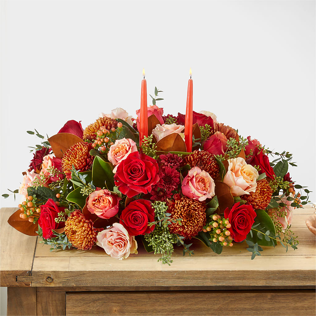 Gather Near Centerpiece –  New Life Flower And Gifts, Rincon GA