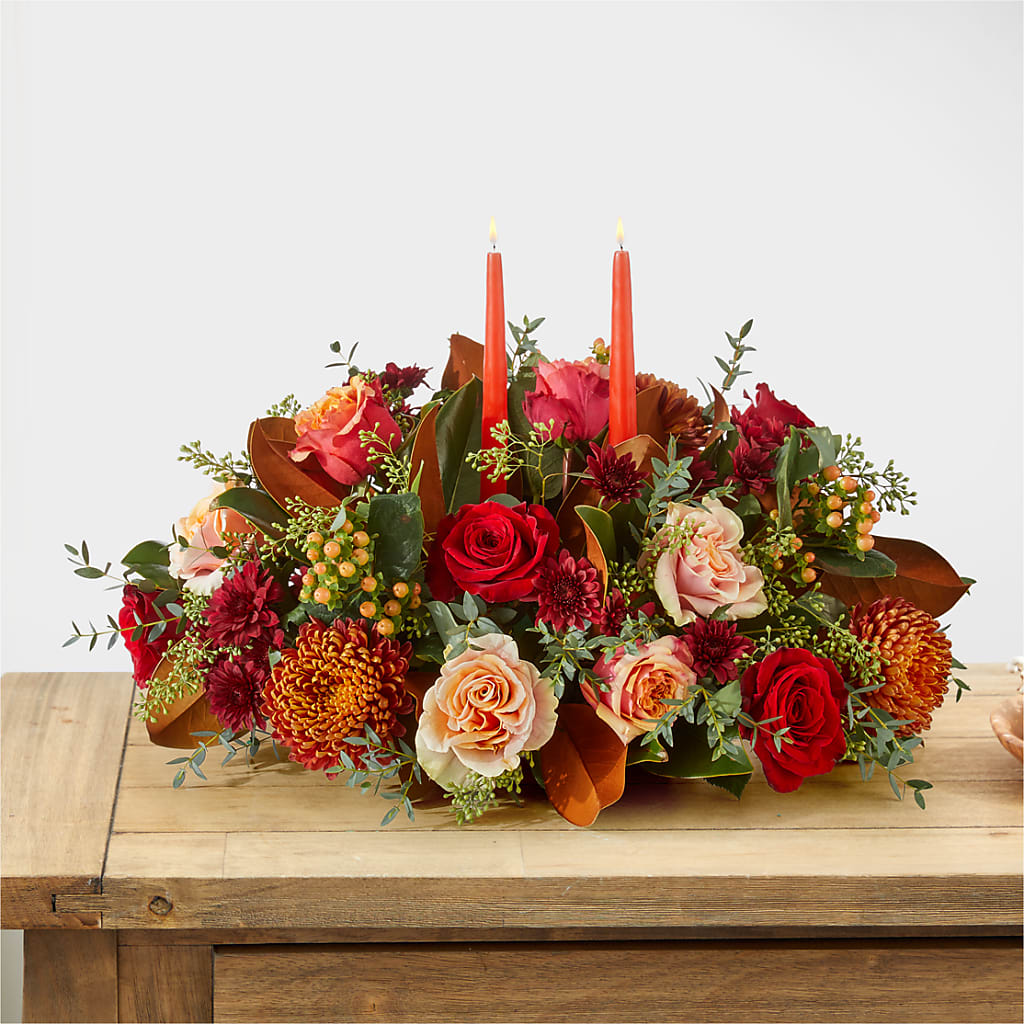 Gather Near Centerpiece –  New Life Flower And Gifts, Rincon GA