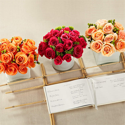 Dawn Rose Centerpiece –  New Life Flower And Gifts, Rincon GA